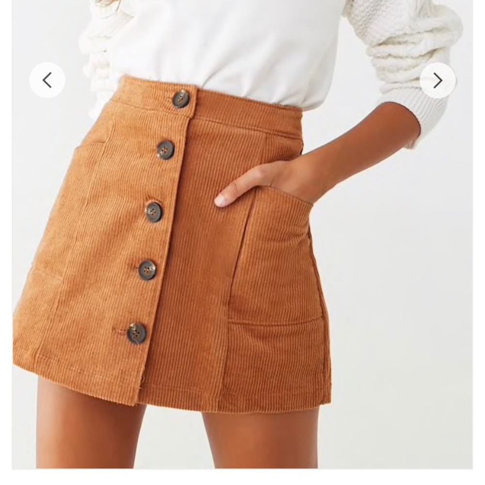 Corduroy skirt